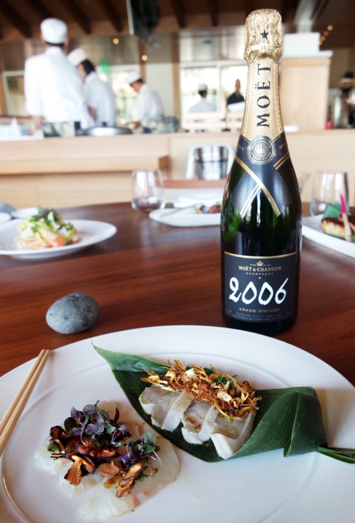 An exclusive Nobu Omakase dinner at BNP Paribas Open with Moët & Chandon