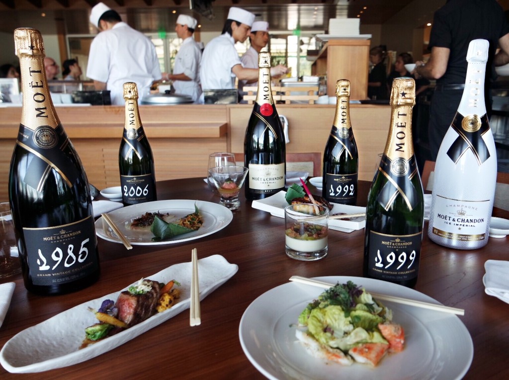 An exclusive Nobu Omakase dinner at BNP Paribas Open with Moët & Chandon