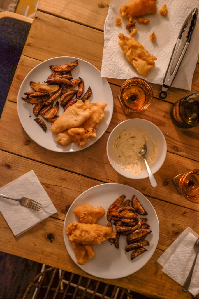 How to plan vacations - fish and chips