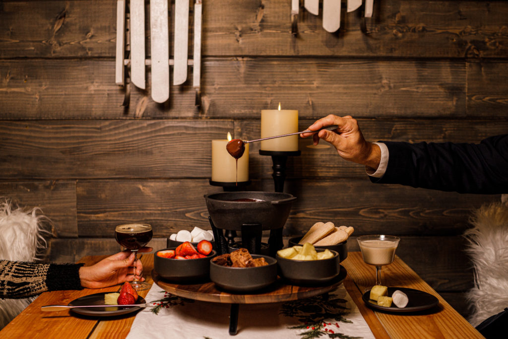A Winter dream in the middle of Los Angeles – chocolate fondue