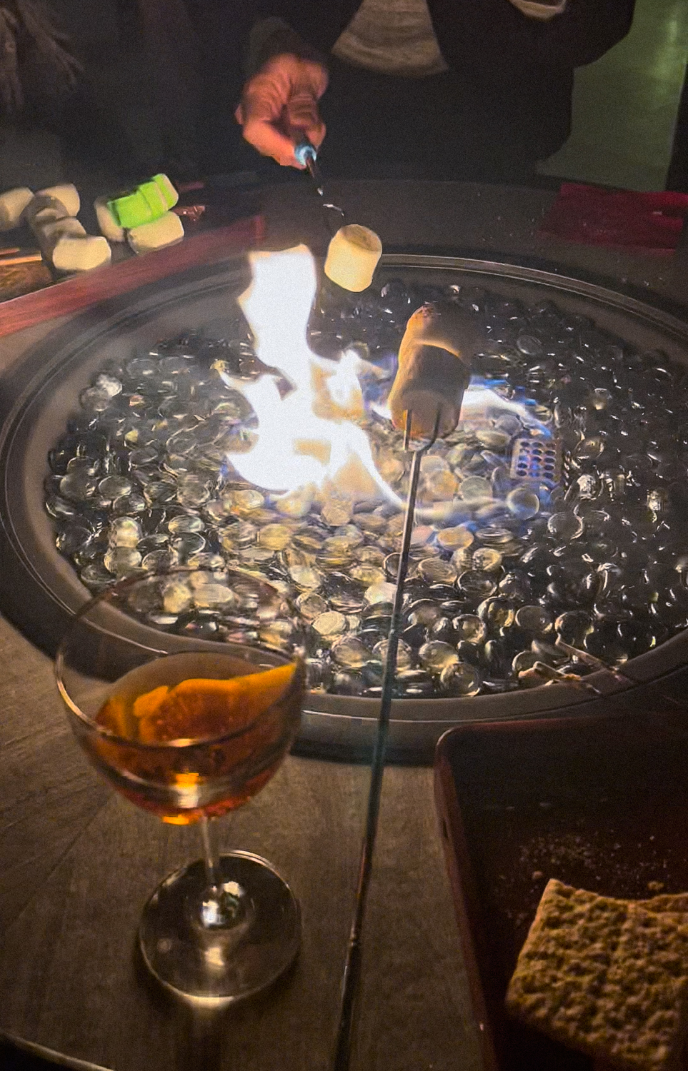 A Winter dream in the middle of Los Angeles – holiday cocktails and a festive s'mores kit