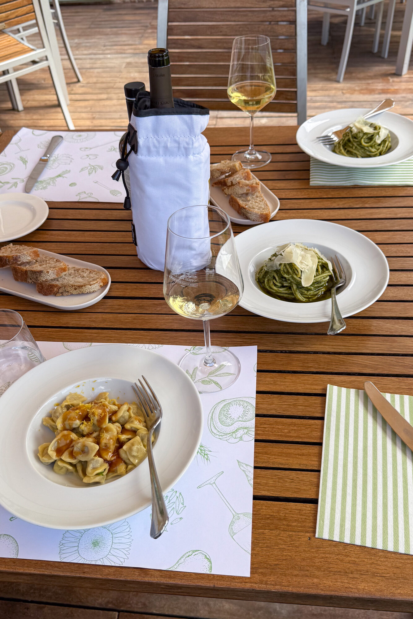 Where you need to stay in Le Marche Italy • Tenuta Santi Giacomo e Filippo, pasta